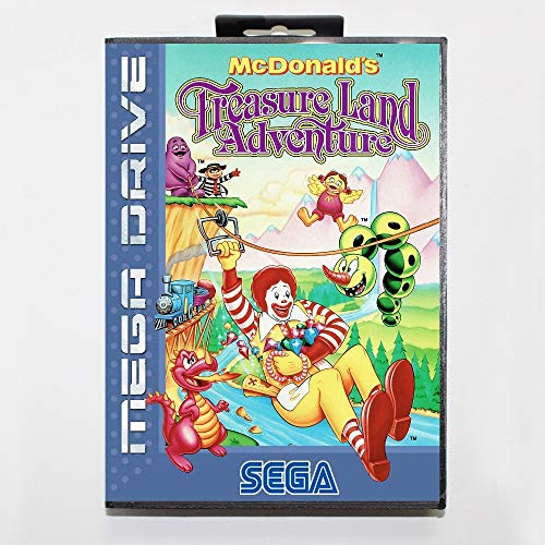 ROMGame Макдоналдс Treasureland Adventure 16 Битова Детска карта на Sega Md С търговия на Дребно Кутия За Sega Mega Drive За Genesis