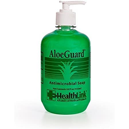 Продава се отделно Овлажняващ Противомикробно сапун Healthlink AloeGuard 7720, 800 мл, С добавянето на алое Вера, PCMX, С цветен аромат