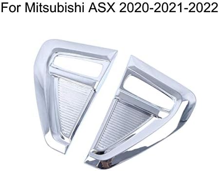 Хромирани 2 бр. странично крило на колата, вентилационна (противовакуумна) канална декор, тампон върху броня за Mitsubishi ASX 2020 2021