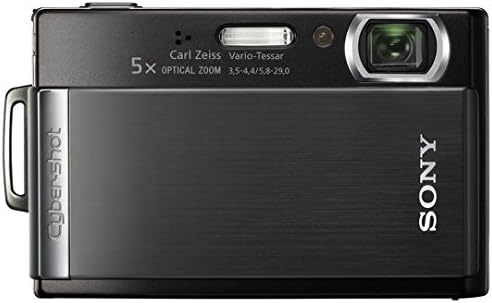Цифров фотоапарат Sony Cybershot DSCT300/B 10,1 Mp с 5-кратно оптично увеличение, супер Устойчив снимка (черен)