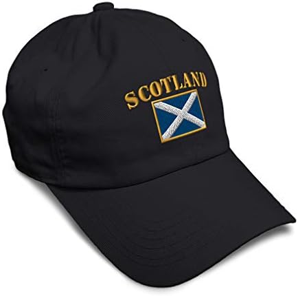 Спиди Плюсове Мека Бейзболна Шапка Флаг на Шотландия Знамена на световното Първенство по Футбол Памук, Бродирана Шапка, за Баща, за Мъже