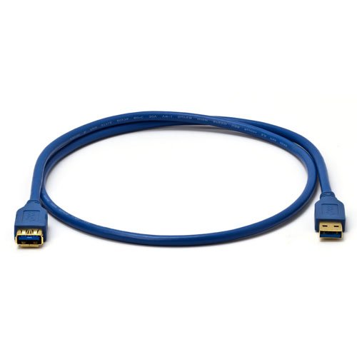 3 Метра Синьо Високоскоростен кабел за пренос на данни USB 3.0 A/A за мъжете/жените