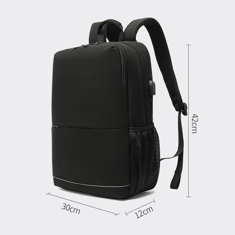 XDCHLK Мъжки Многофункционална Раница, чанта за лаптоп, Мъжки 15,6-инчов Водоустойчива раница за пътуване с USB зареждане (Цвят: D, размер: