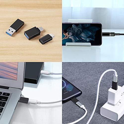 Адаптер USB Type-C, женски USB адаптер C до USB 3.0, женски адаптер USB Male към USBC, съвместим с Samsung Galaxy Note 8, Galaxy S8 S9,