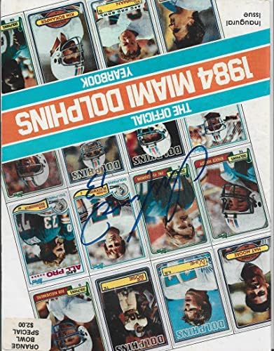 Алманах Маями Долфинс с автограф на Дан Марино през 1984 година (Бекет) - Списания NFL с автограф