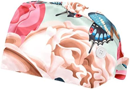 Вълшебен Еднорог-Истински Цветя Работна Шапка Moon с Пуговицей, Модни Шапчица-Търкане с начесом За жени и мъже, 2 опаковки