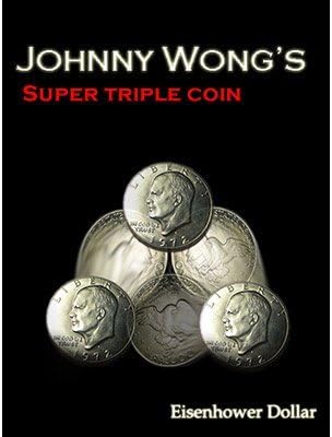 Джони Уонг Супер Тройната монета Долар Айзенхауер (с DVD)