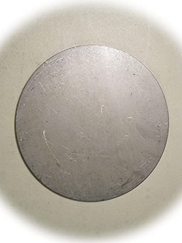 KolotovichTool Industrial Metal (10) Стоманена плоча 1/8 инча, във формата На диск, с диаметър 14 см.Стомана 125 A36, Кръг, Кръг LU-2463BER