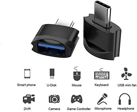 Адаптер Tek Styz C USB за свързване към USB конектора (2 опаковки), който е съвместим с вашите OnePlus 7 Pro 5G за OTG със зарядно устройство