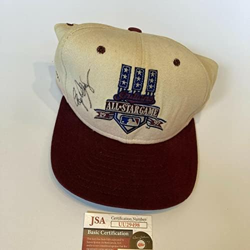 Бейзболна Шапка Roger Clemens 1997 All Star Game с Автограф от JSA COA - бейзболни Шапки, MLB