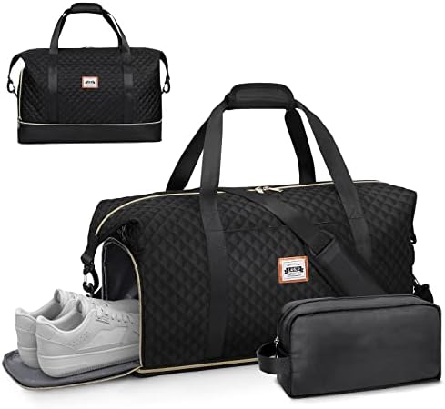 Спортна чанта за фитнес Lekespring, Пътна чанта с отделение за обувки и влажен на кабинета, спортни чанти за фитнес, Чанта за практикуване