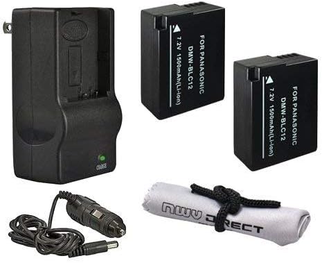 Интелигентни батерии (2 единици) + Зарядно устройство ac/dc за Panasonic Lumix DC-FZ1000 II