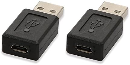 ELECTOP 2 Пакета USB 2.0 A Мъжки към USB Micro Женски Адаптер Преобразувател