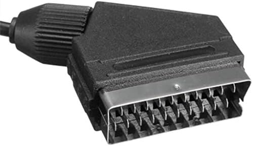 кабел за видео игри kdjsic A/V TV Кабел, Scart, за Nintend SNES за игра куба и конзоли N64, съвместим с NTSC система