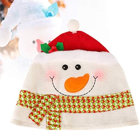 BESPORTBLE Карикатури Коледни Шапки Снежен човек Шапки шапки Вечерни Сувенири Бижута за Деца, Възрастни (Червена Шапка Снежен човек)