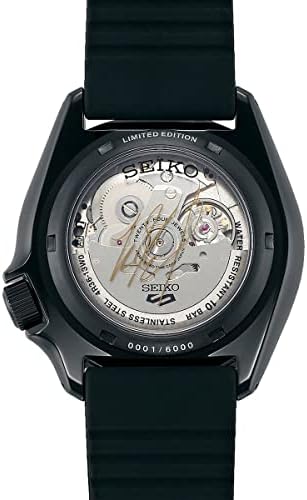 SEIKO 5 Sports Yuto Horigome Лимитированная серия часовници с автоматично циферблат в Черен цвят SRPJ39