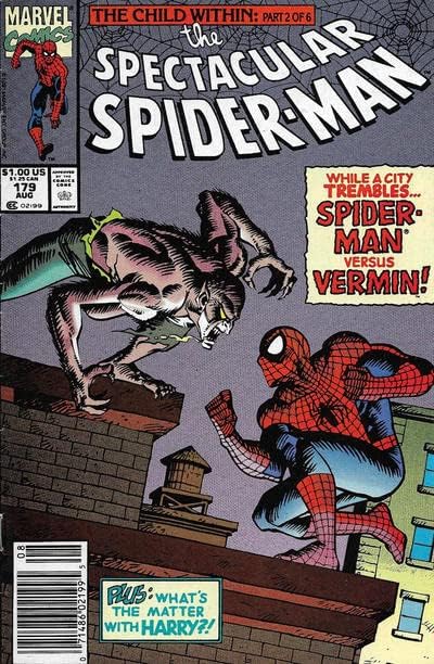 Дъха на Човека-паяк, 179 (павилион за Вестници) VG ; Комиксите на Marvel | Дж.М. ДеМаттейс