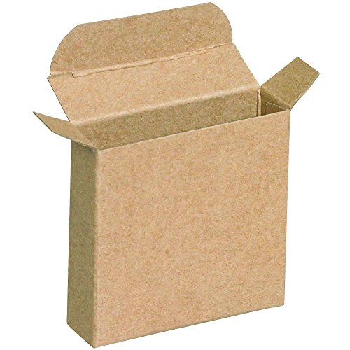 Картонени кутии за сгъване с обратна вытачкой марка Partners PRTC23, 3 x 7/8 x 3, Крафт (опаковка от по 1000 бройки)