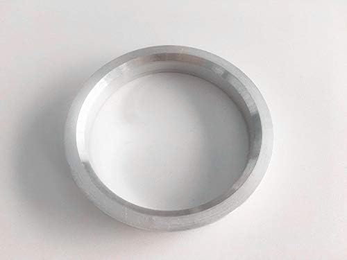 NB-AERO 4 бр. Сребристи Алуминиеви пръстени от 75 mm (колелце) до 70,5 мм (Ступица) | Централно пръстен Hubcentric от 70,5 мм до 75 мм