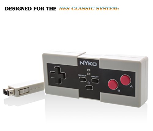 Nyko Miniboss AAA - Безжичен контролер, захранван от батерии тип ААА за NES Classic Edition