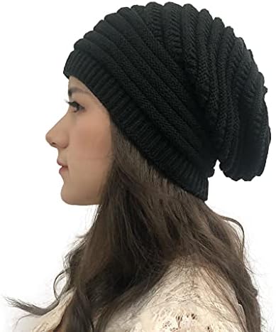 Дамски Crochet-шапки Gibobby Оверсайз, Топли Зимни Шапки за жени, Дебели за студено време