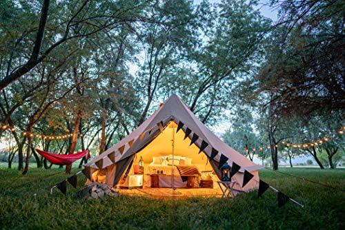 Брезентовая палатка TETON Sports Sierra; Водоустойчив палатка с Камбана за семеен къмпинг, по всяко време на годината