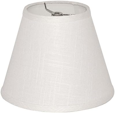 Малък Лампион TOOTOO STAR Barrel White за подмяна на настолни лампи, 5x9x7 Инча, Тъканно плат, Модел Паяк (бял)