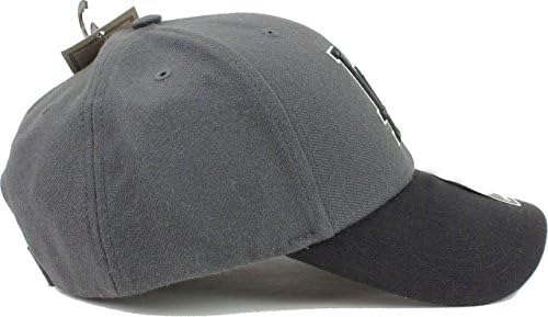 47 Лос Анджелис Доджърс Шапка, Мъжки Дамски MLB Автентична Марка MVP Регулируема бейзболна шапка на велкро Тъмно Сива бейзболна шапка