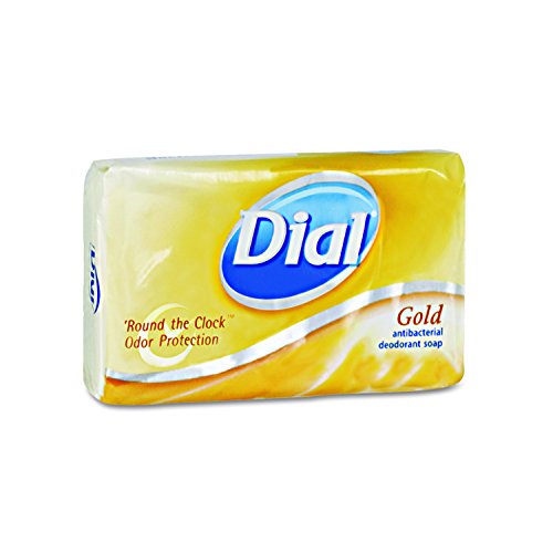 Dial - 1601058 02401 Антибактериален сапун в индивидуална опаковка, Приятно, златен, 4 унция (в случай на 72 броя)