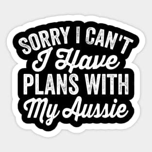 аз не Мога, Имам Планове с Моята Австралийската Винил Стикер, Забавен Стикер, Подарък Стикер...